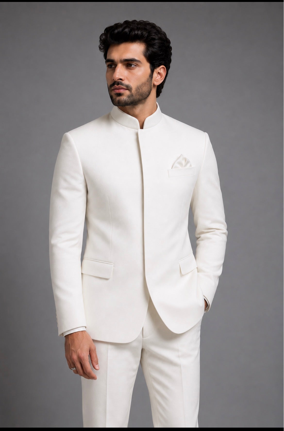 Off White Bandhgala for Men – Elegant Wedding & Festive Wear