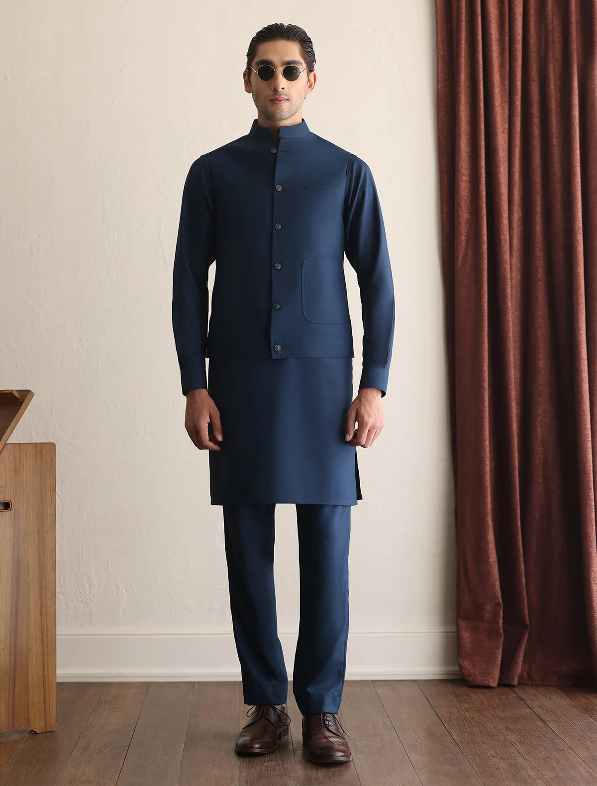 Classic Teal Blue Bundi