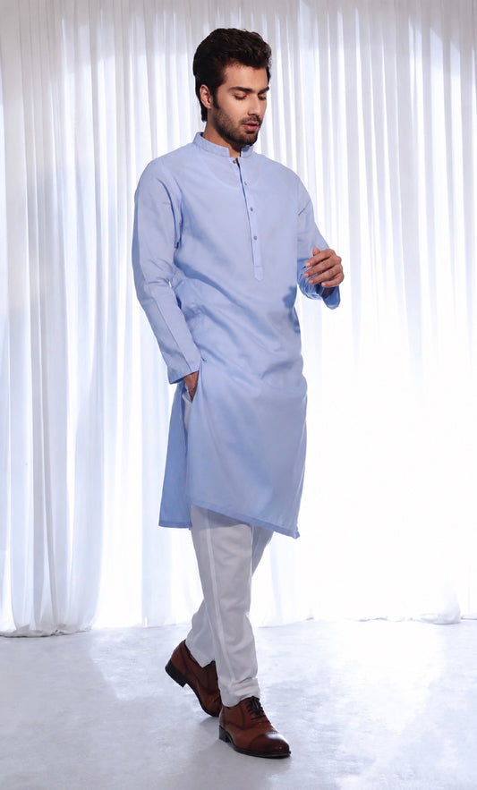 Classic Sky Blue Kurta