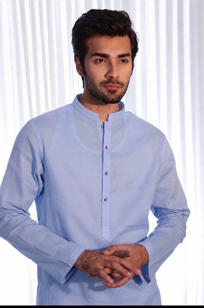 Classic Sky Blue Kurta