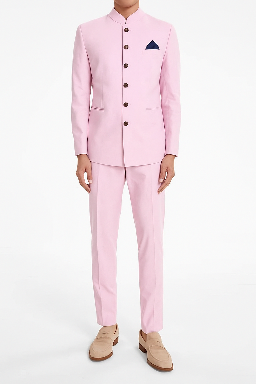 Elegant Pink Bandhgala