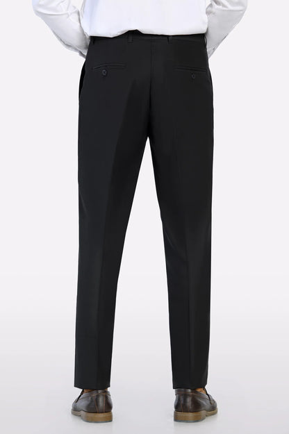 Black Regular Fit Trouser