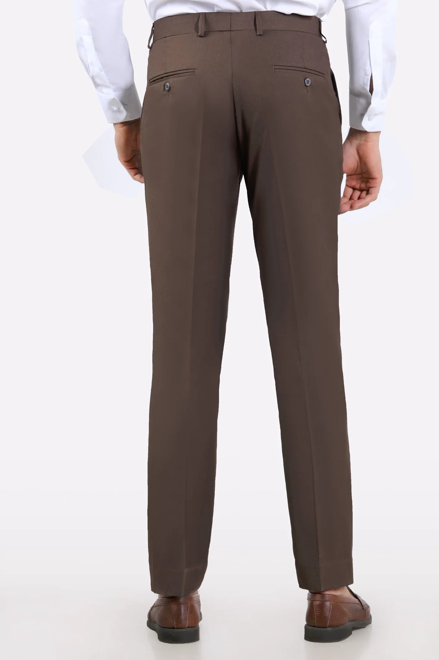 Brown Regular Fit Trouser