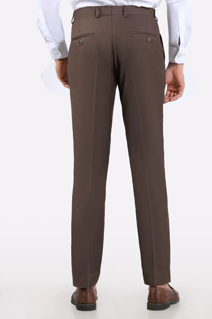 Brown Regular Fit Trouser