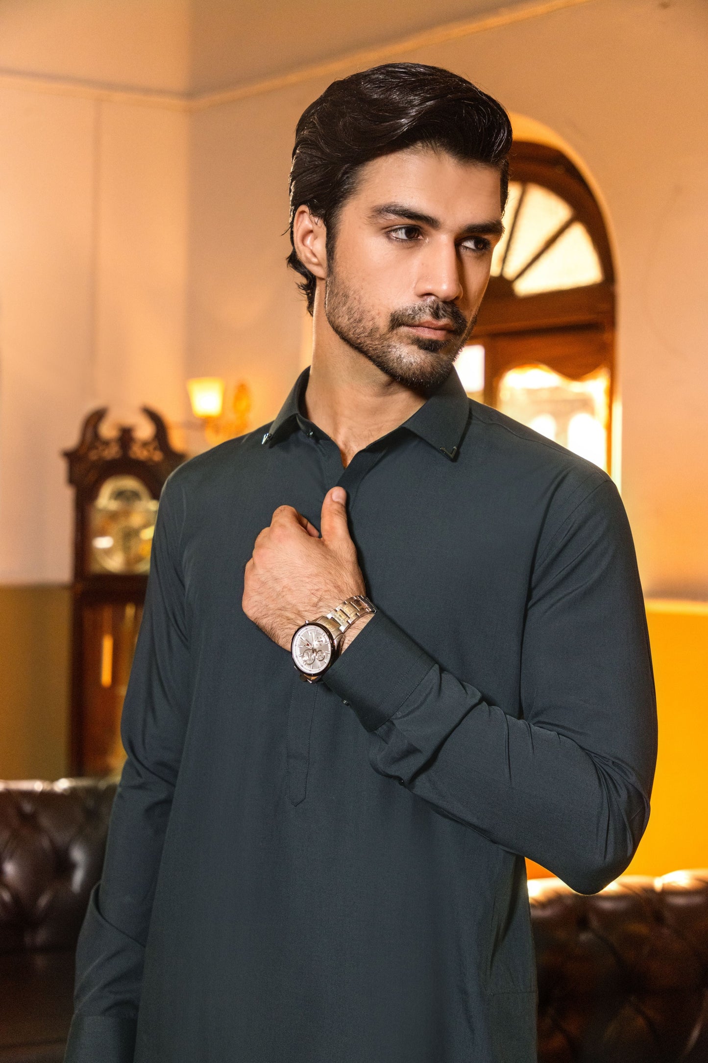 Charcoal Kurta