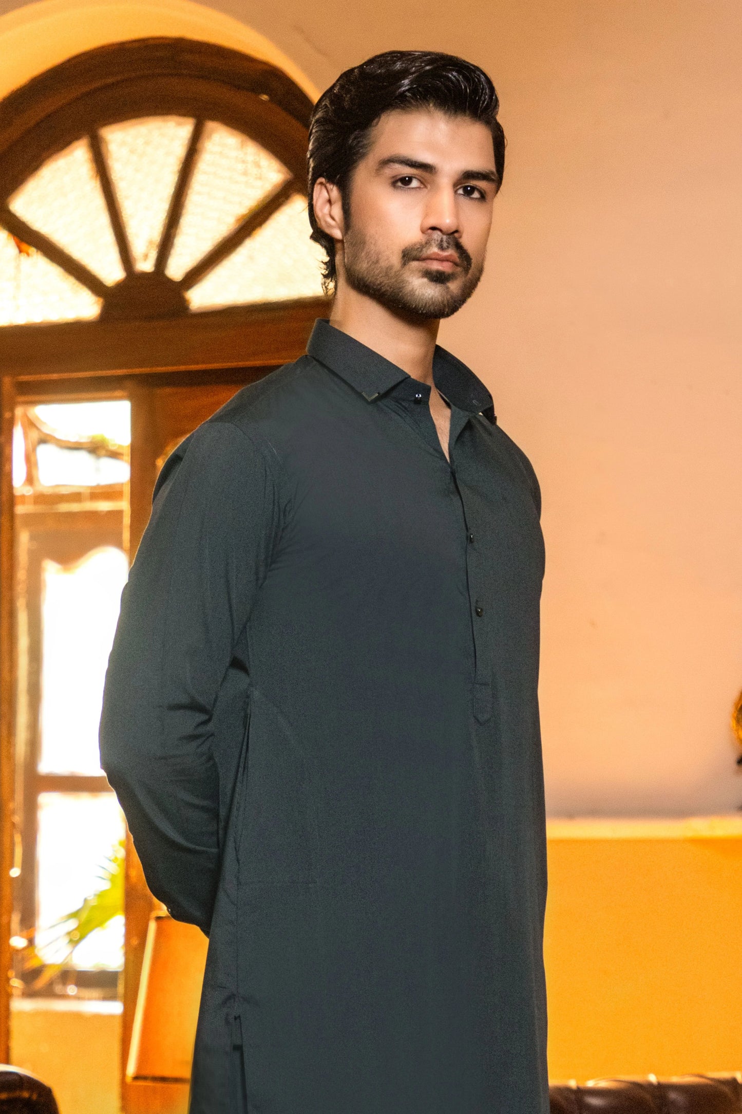 Charcoal Kurta