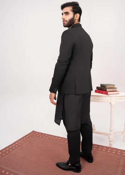 Classic Black Traditional Bandhgala