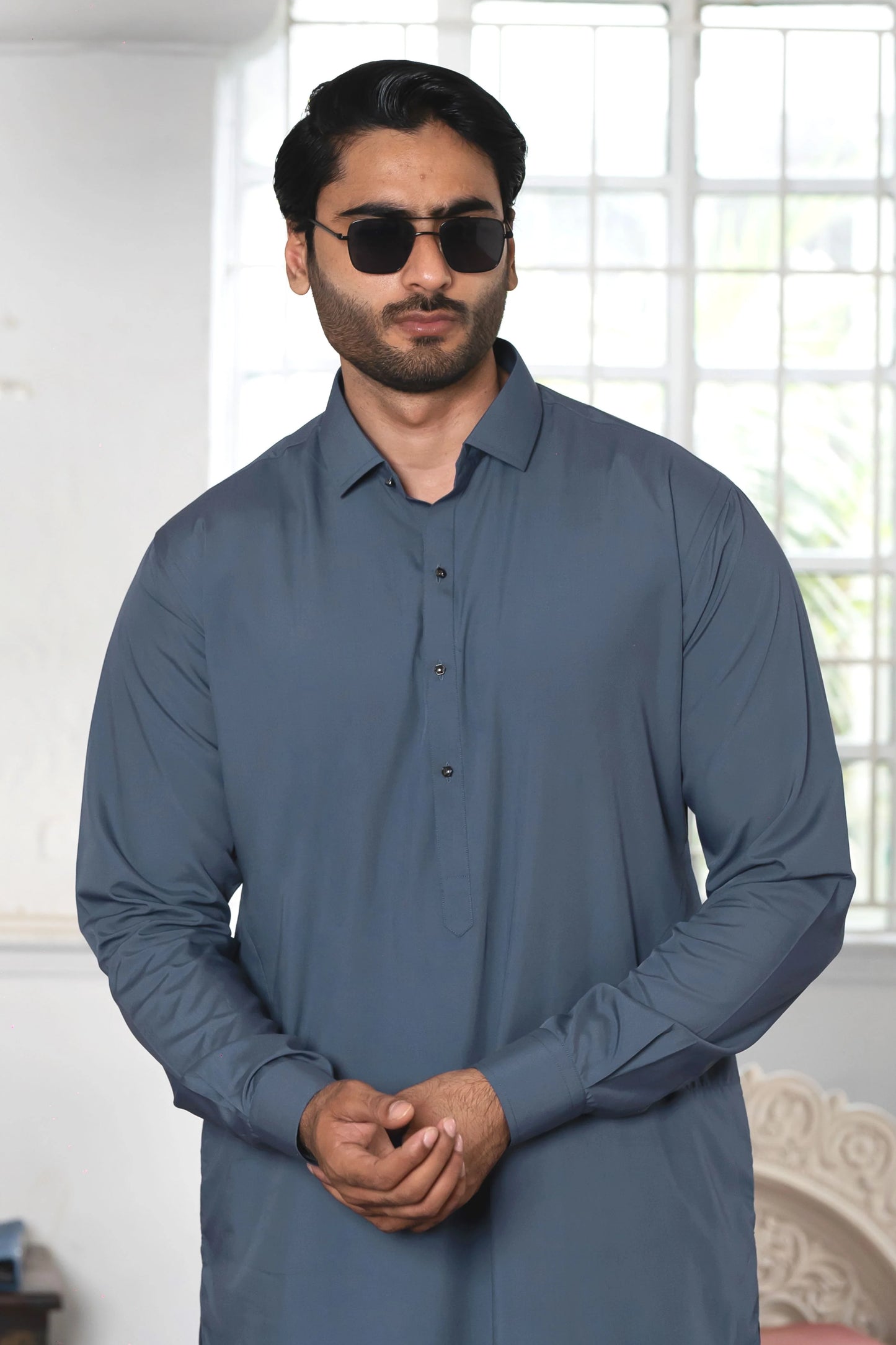 Classic Blue Kurta