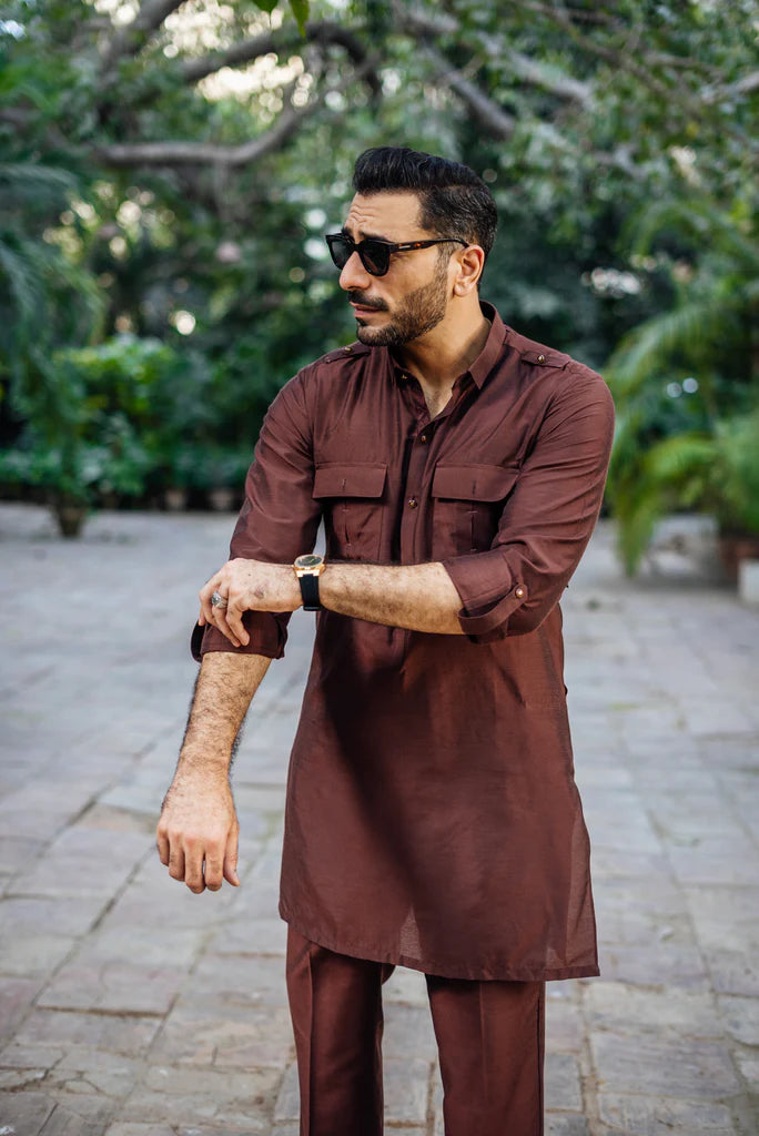 Classic Brown Kurta