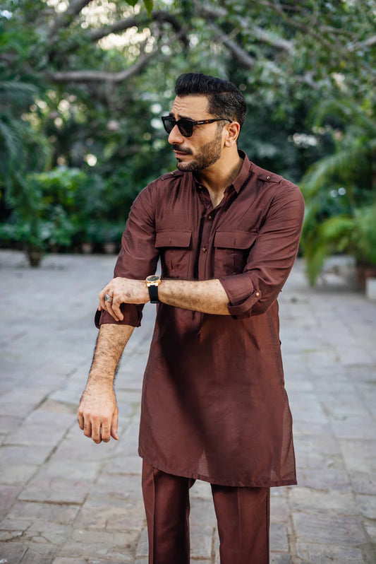 Classic Brown Kurta