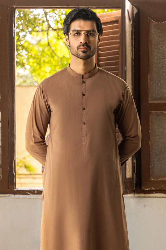 Classic Camel Brown Kurta