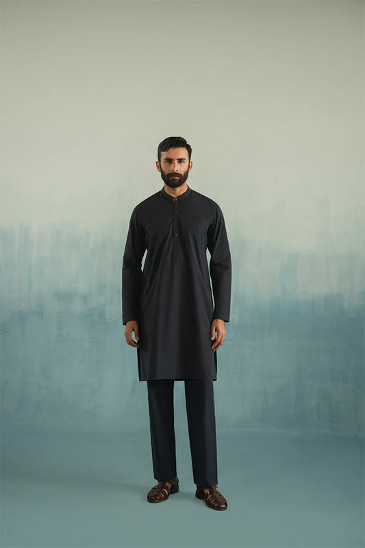 Classic Charcoal Kurta