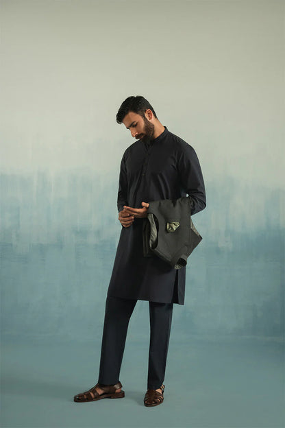 Classic Charcoal Kurta