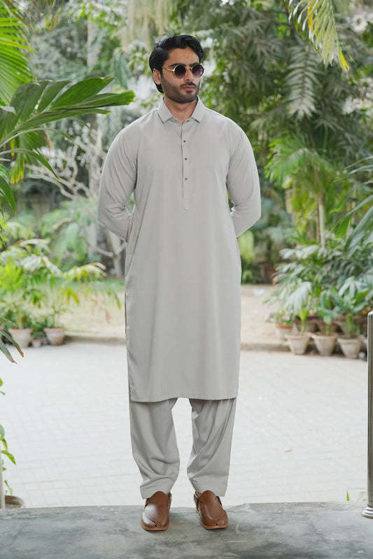 Classic Ice Grey Kurta