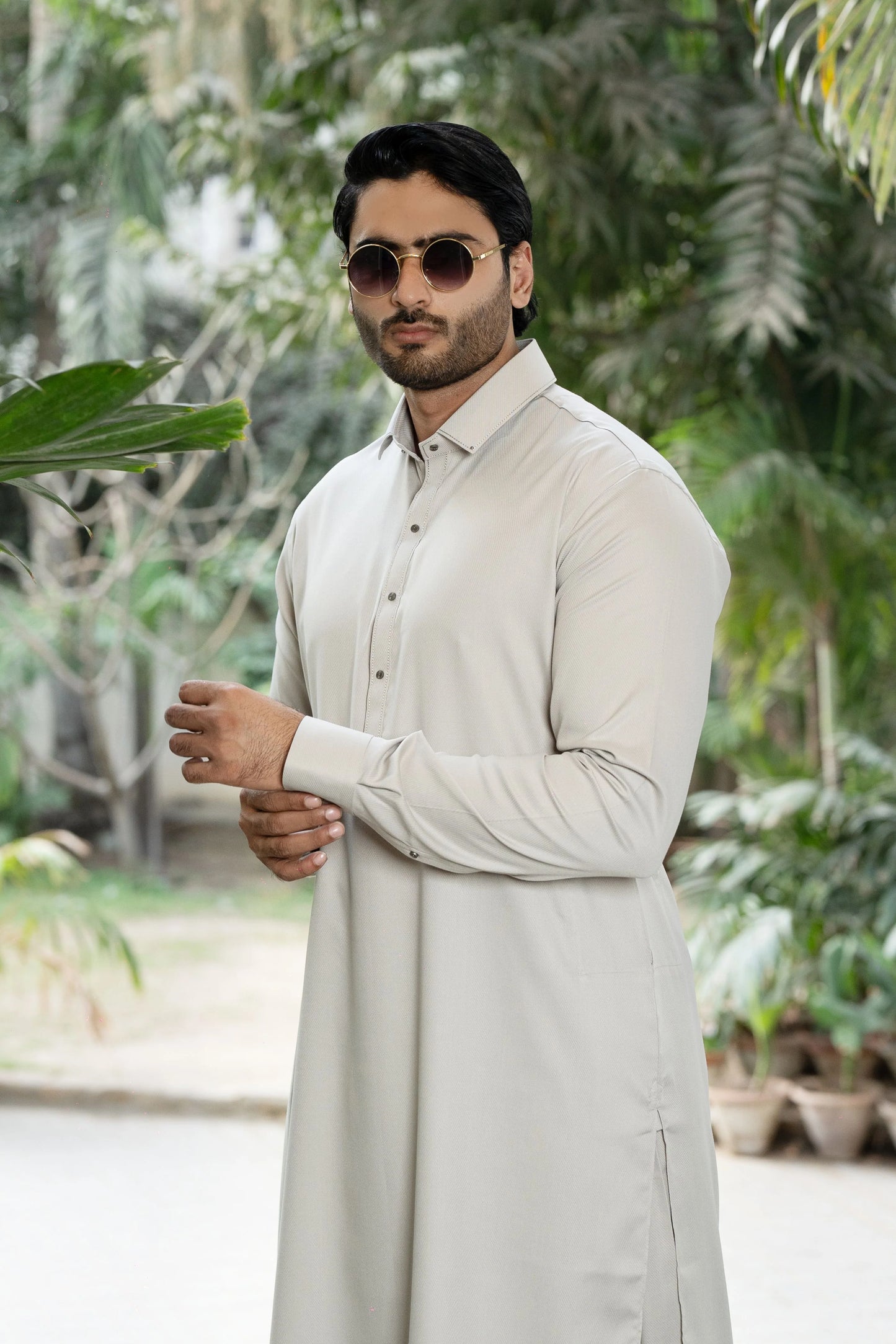 Classic Ice Grey Kurta