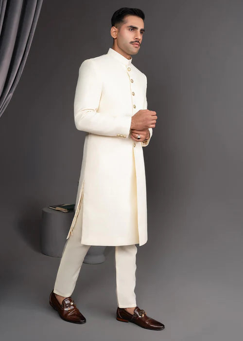 Classic Ivory Sherwani