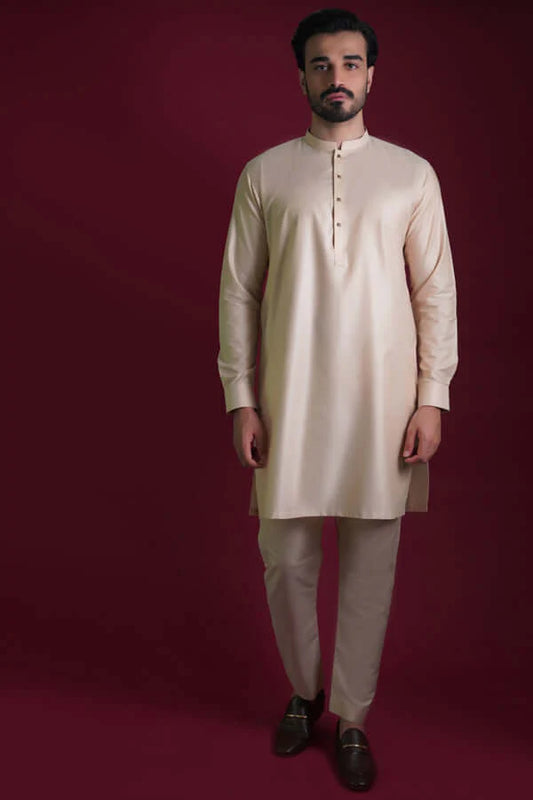 Classic Light Gold Kurta