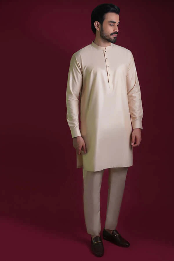 Classic Light Gold Kurta