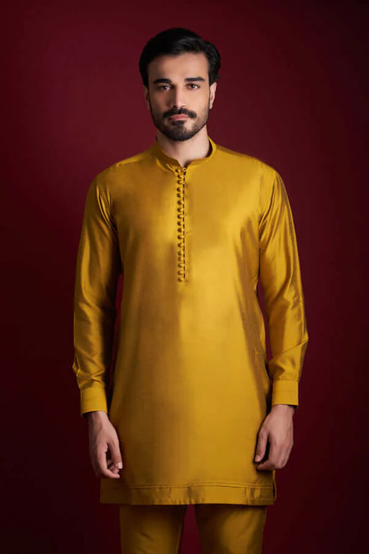 Classic Mustard Kurta