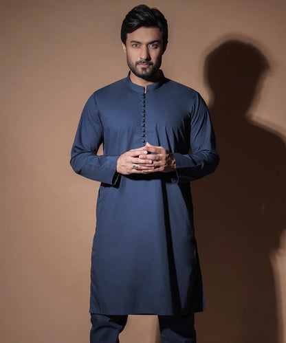 Classic Navy Blue Kurta