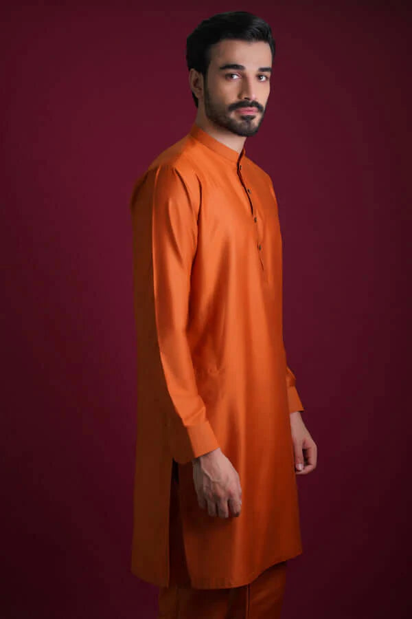 Classic Orange Kurta