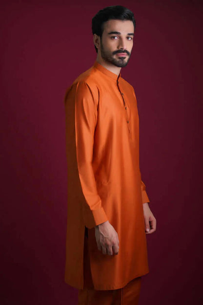 Classic Orange Kurta