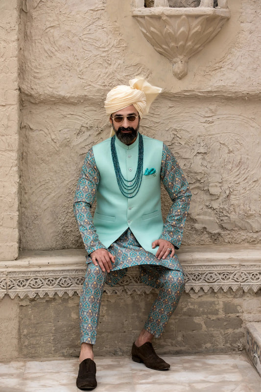 Classic Baby Blue Bundi