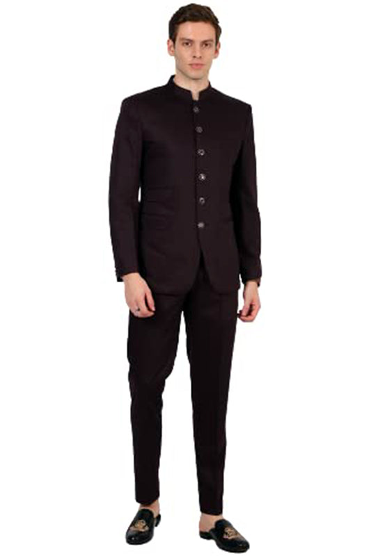 Dark Brown Bandhgala