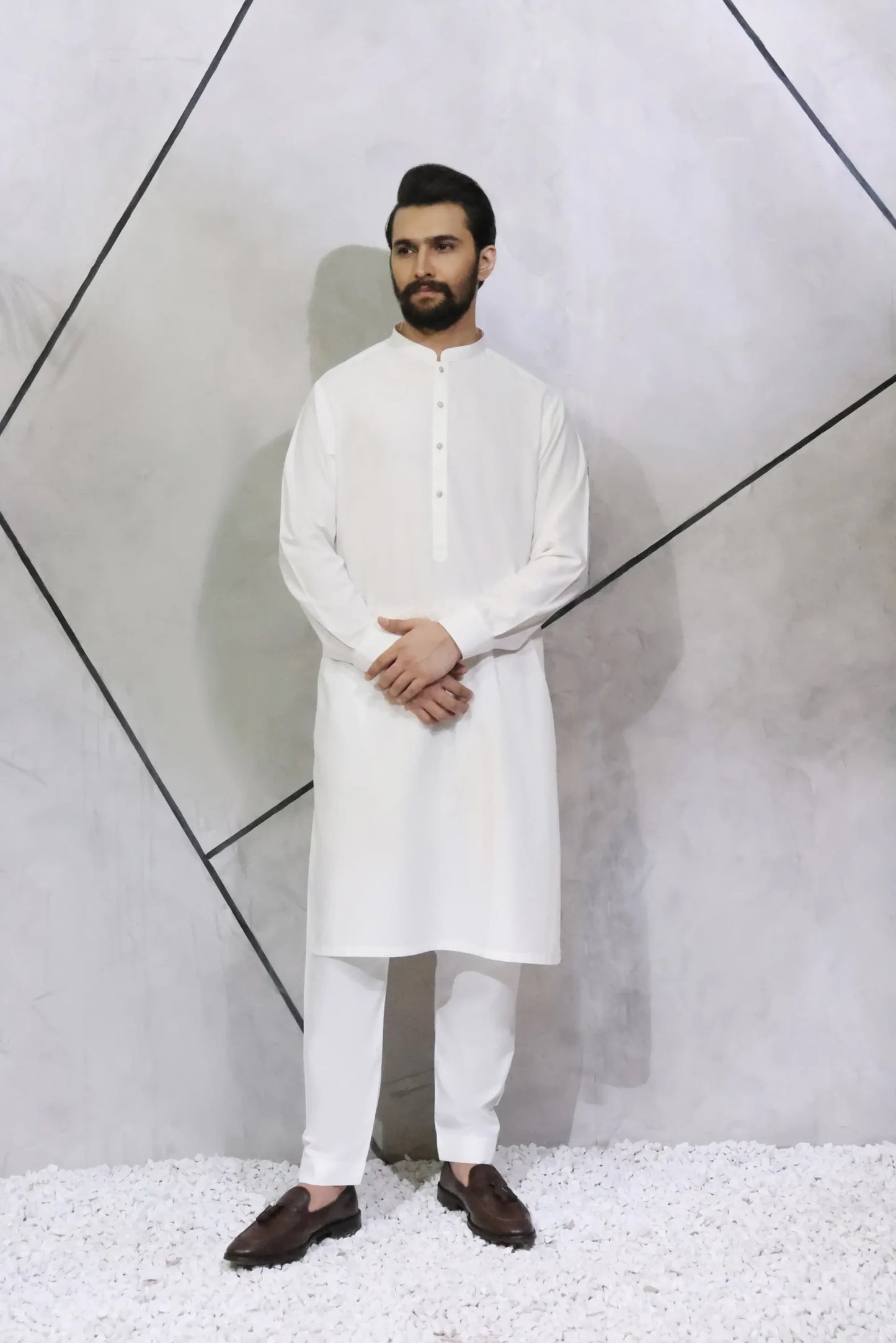 Classic White Kurta