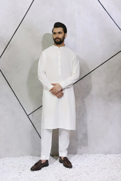 Classic White Kurta