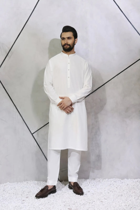 Classic White Kurta