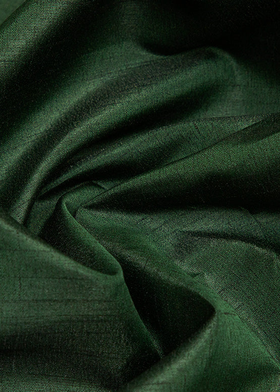 Green Raw Silk Bandhgala with Embroidery | Elegant Ethnic Jacket for Men