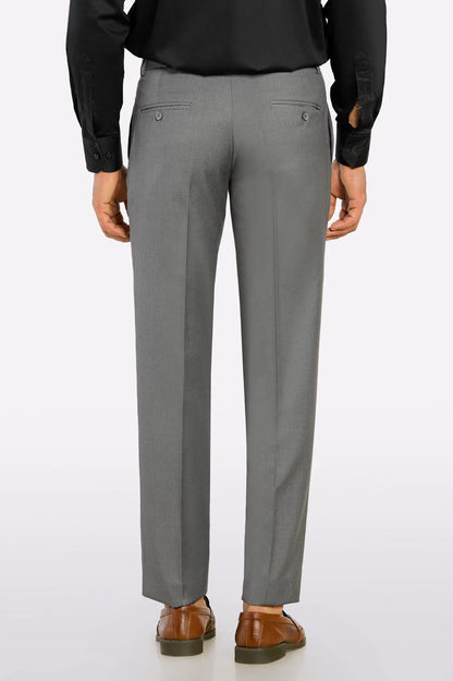 Grey Regular Fit Trouser