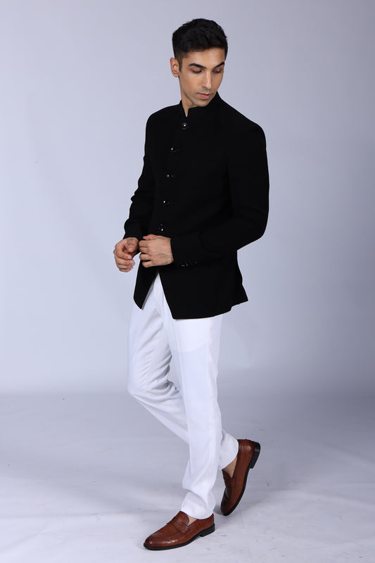 Classic Black Bandhgala
