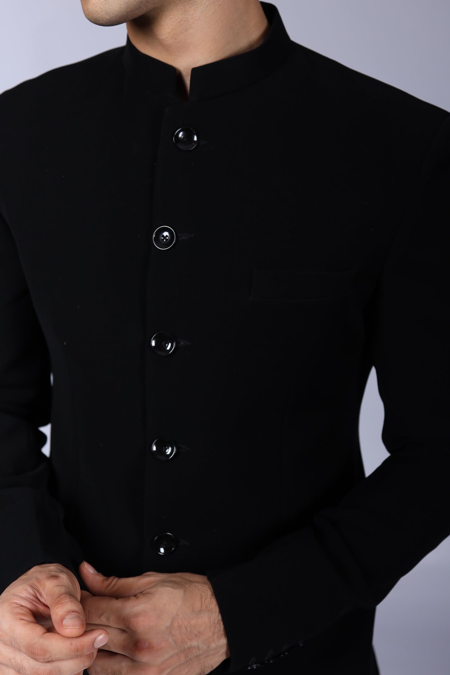 Classic Black Bandhgala