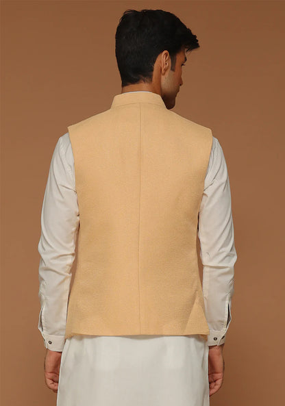 Light Beige Traditional Bundi