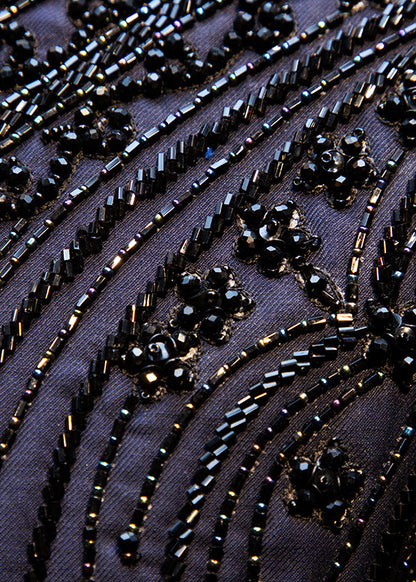 Navy Blue Bandhgala with Beadwork | Premium Ethnic Jacket for Men
