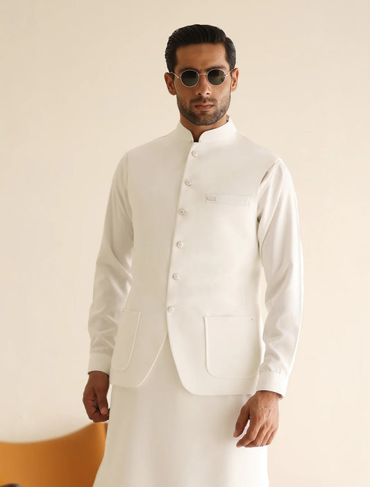 Classic Off White Bundi