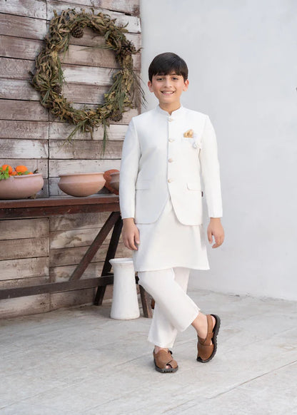 Off White Jodhpuri for Boys