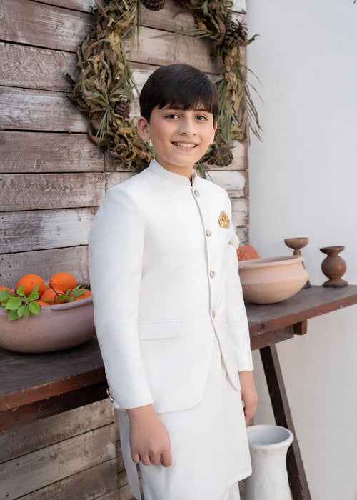 Off White Jodhpuri for Boys