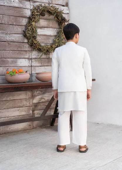 Off White Jodhpuri for Boys