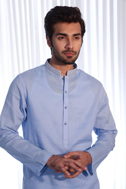 Classic Sky Blue Kurta