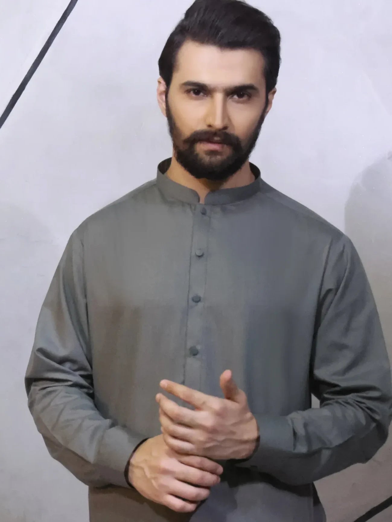 Classic Steel Grey Kurta