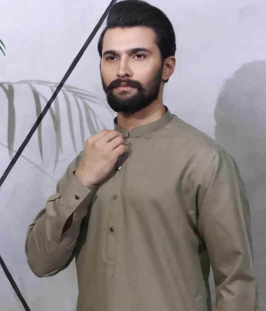 Olive Green Kurta
