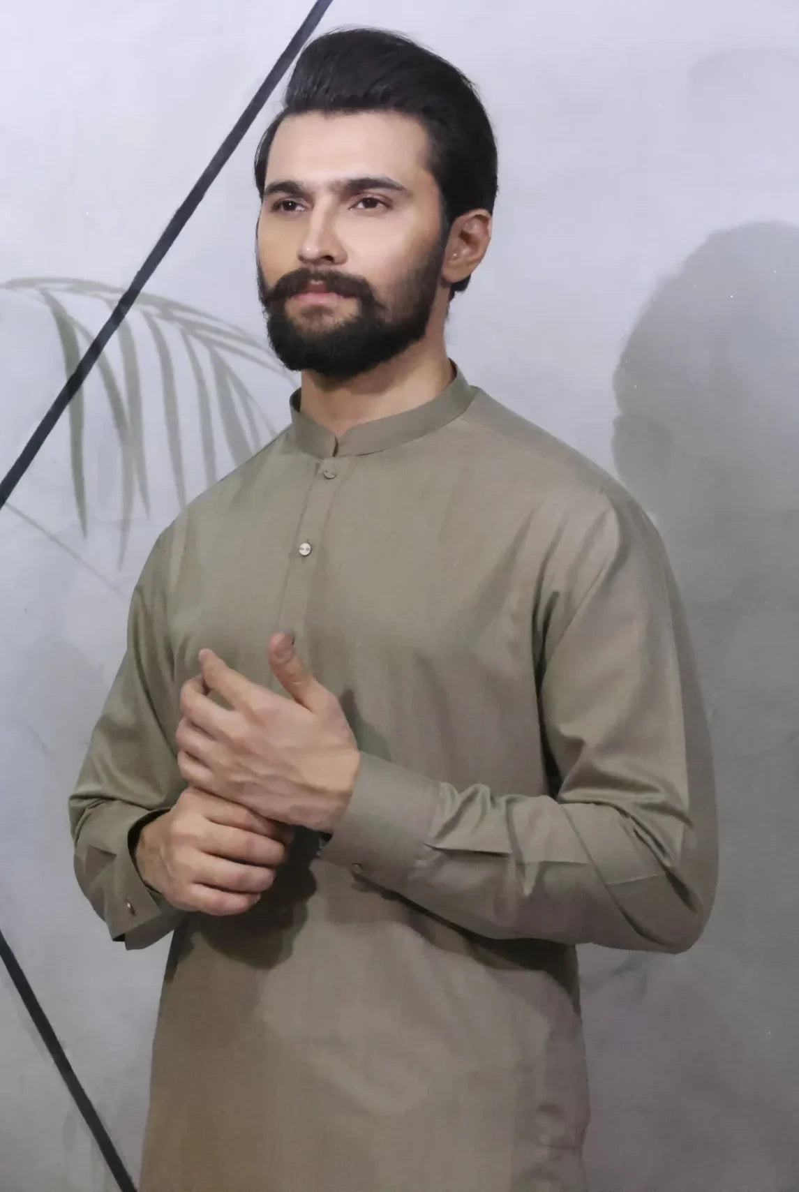 Olive Green Kurta