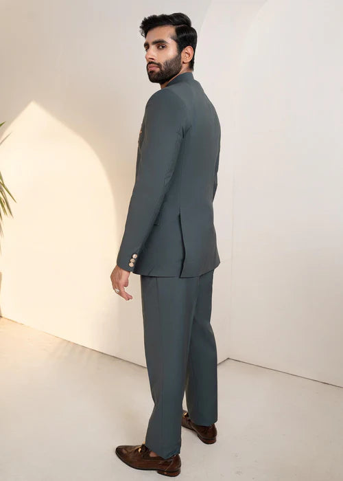 Slate Grey Bandhgala