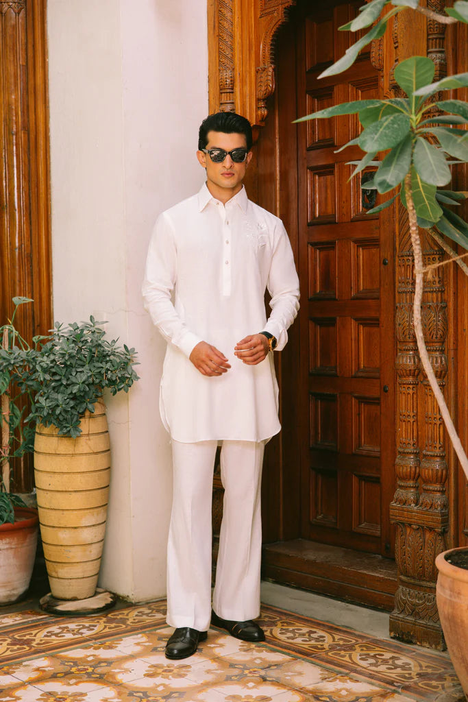 White Linen Kurta