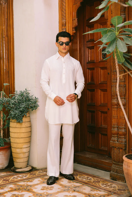 White Linen Kurta
