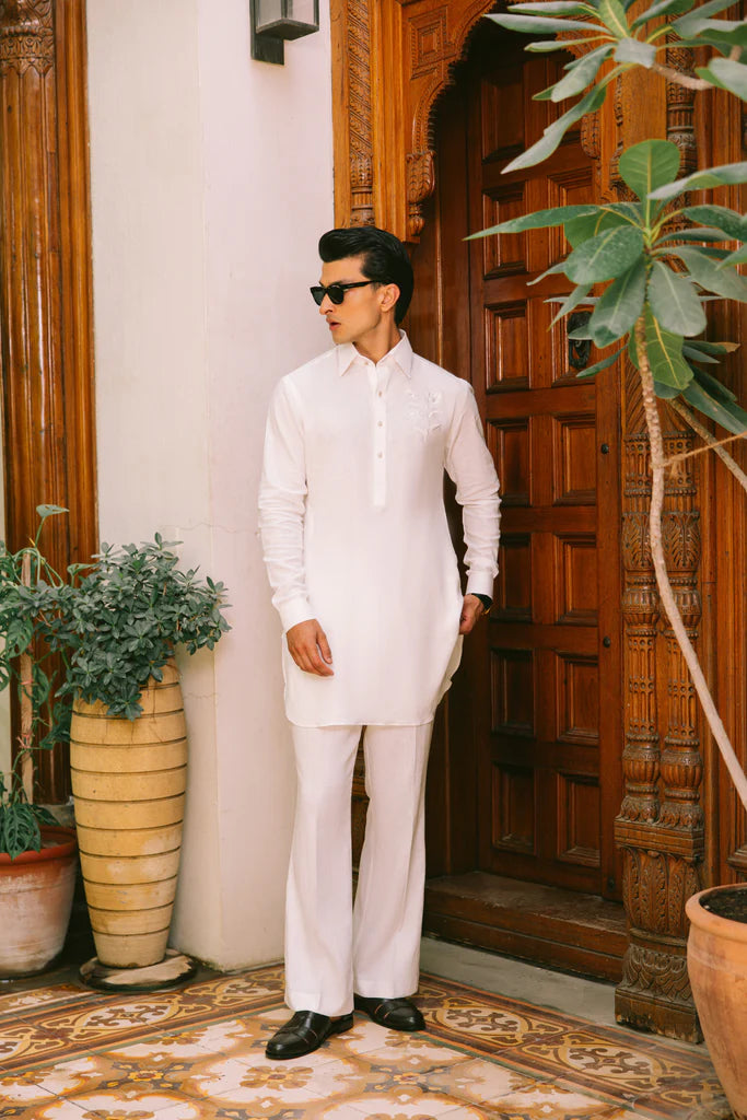 White Linen Kurta